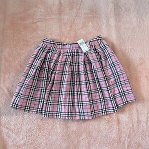 ✨NWT✨Pink Plaid Pleated Skirt🩷